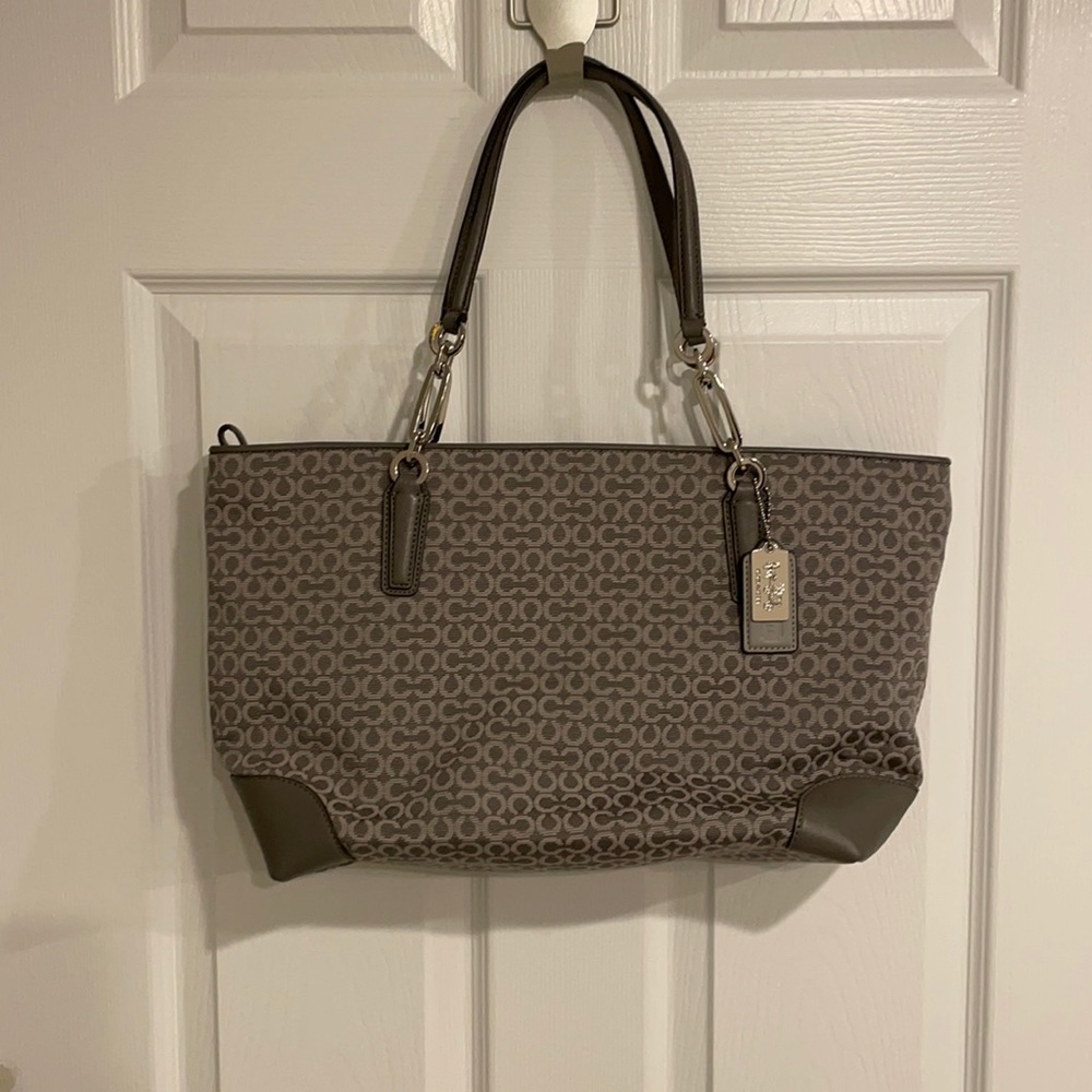 Grey Coach tote